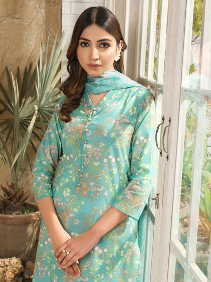2 Piece Lawn Suit-Printed (Unstitched)