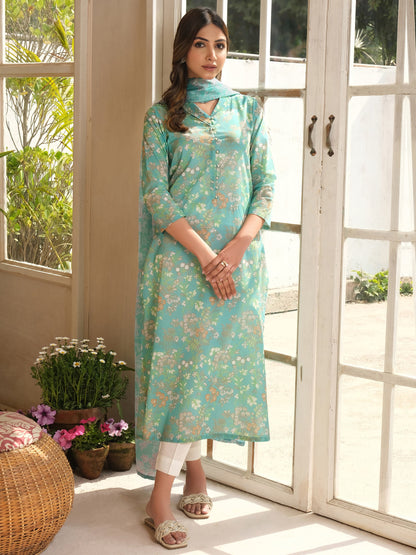 2 Piece Lawn Suit-Printed (Unstitched)