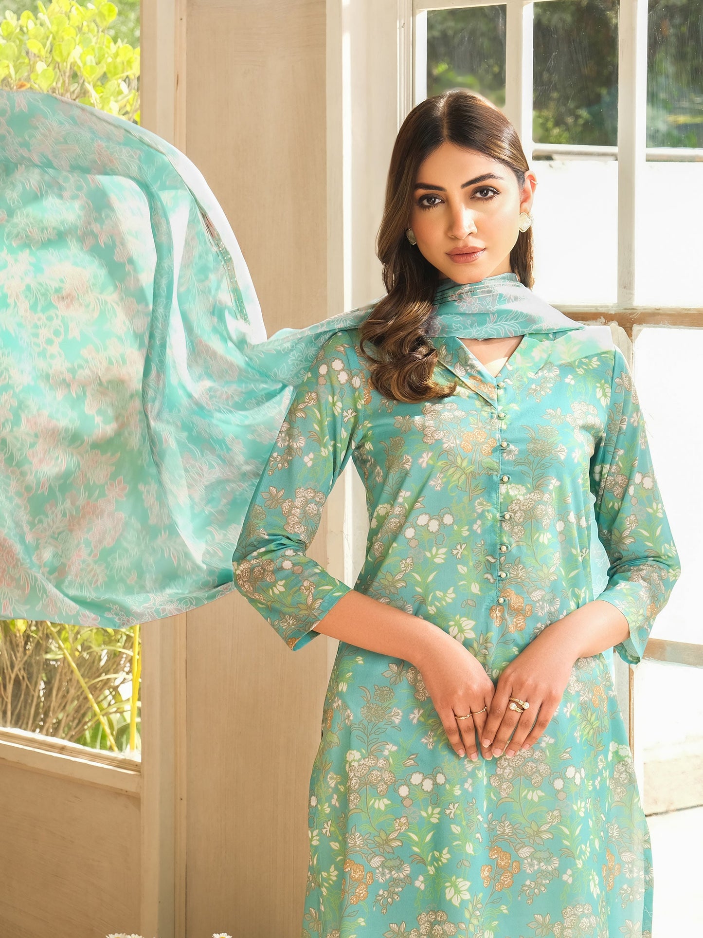 2 Piece Lawn Suit-Printed (Unstitched)