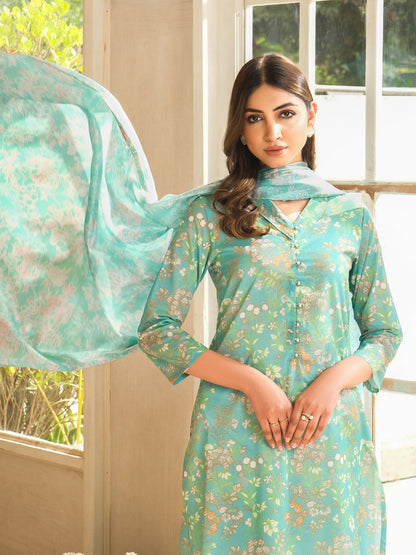 2 Piece Lawn Suit-Printed (Unstitched)