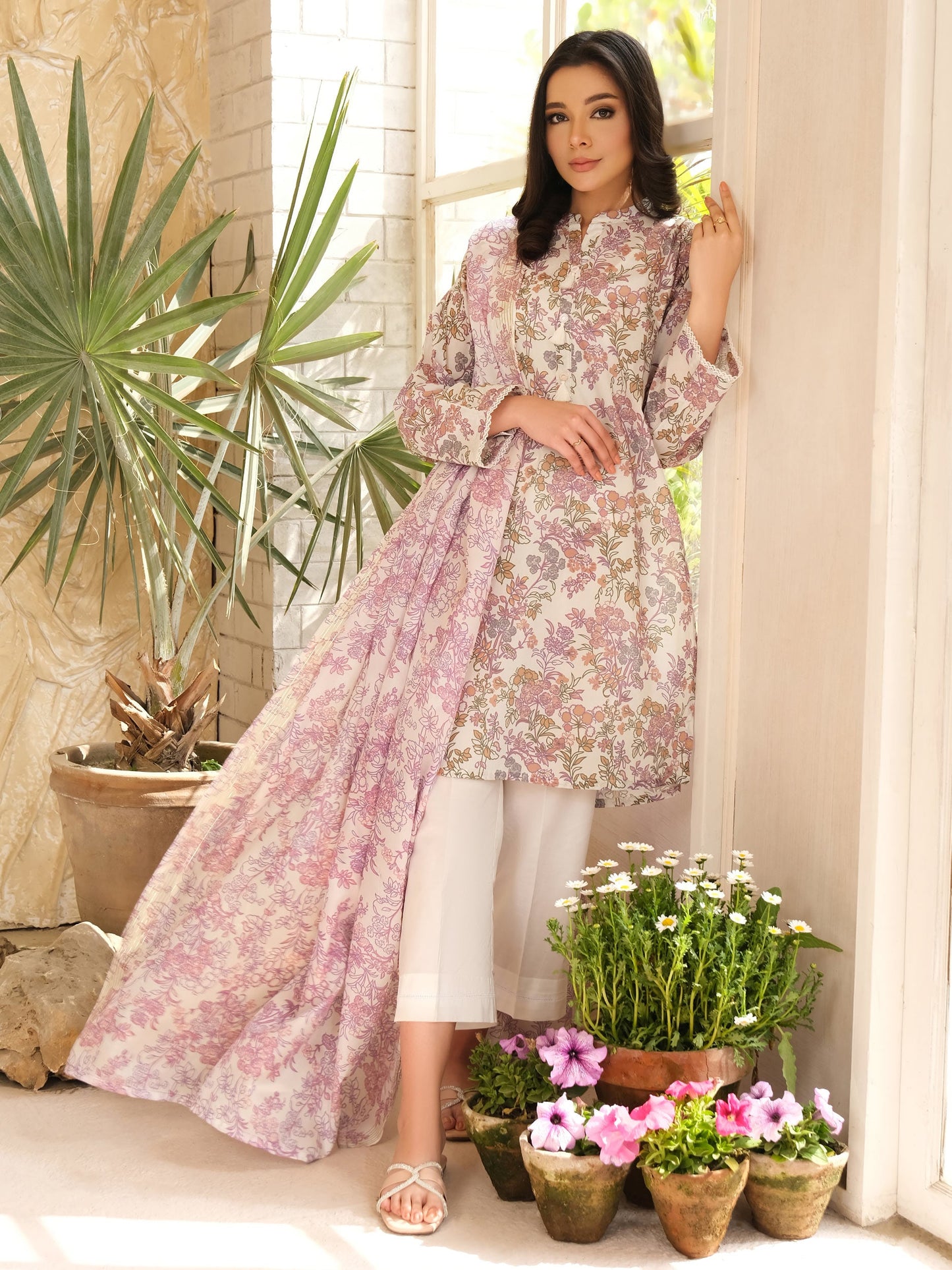 2 Piece Lawn Suit-Printed (Pret)