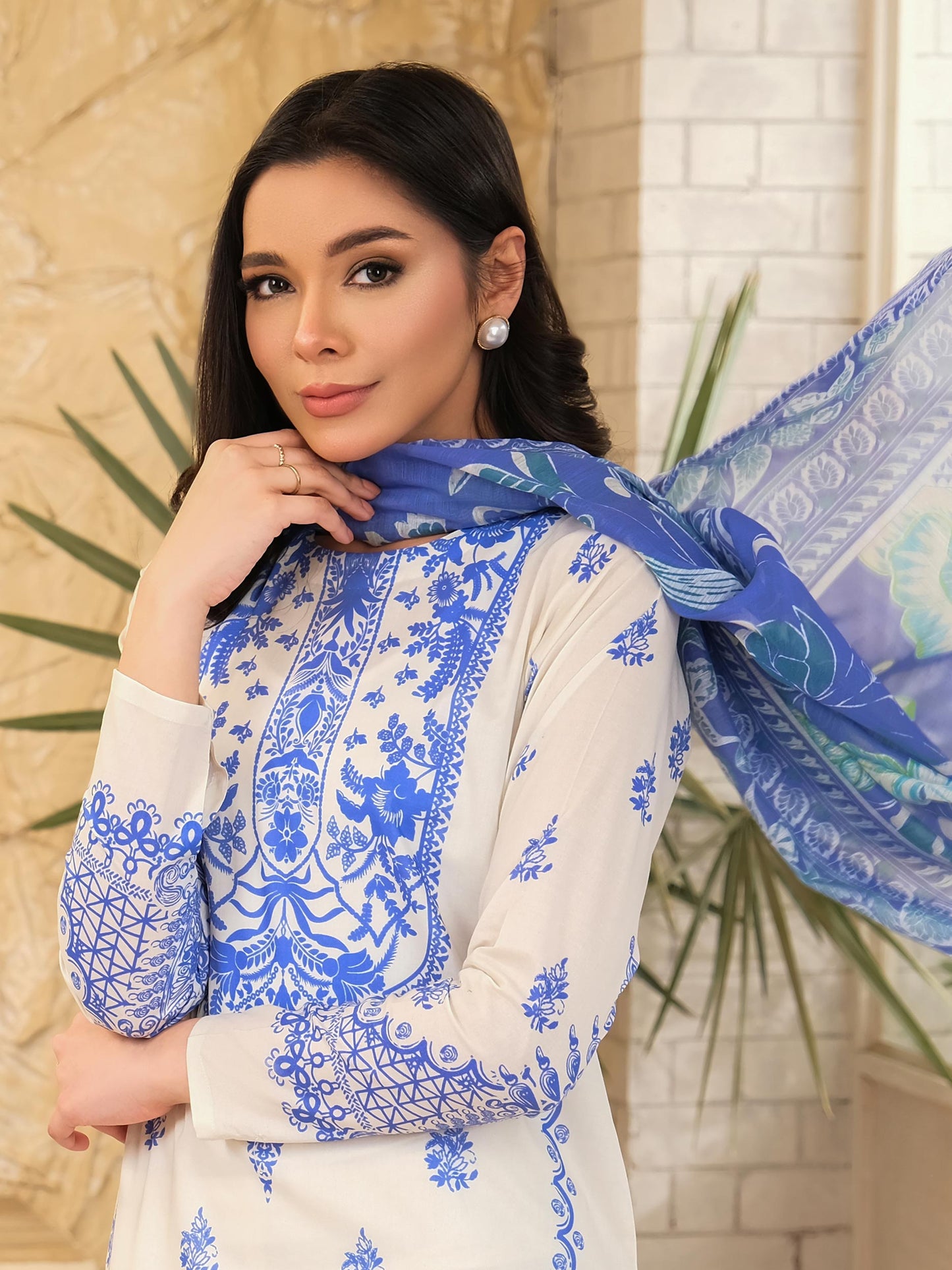 2 Piece Lawn Suit-Printed (Unstitched)