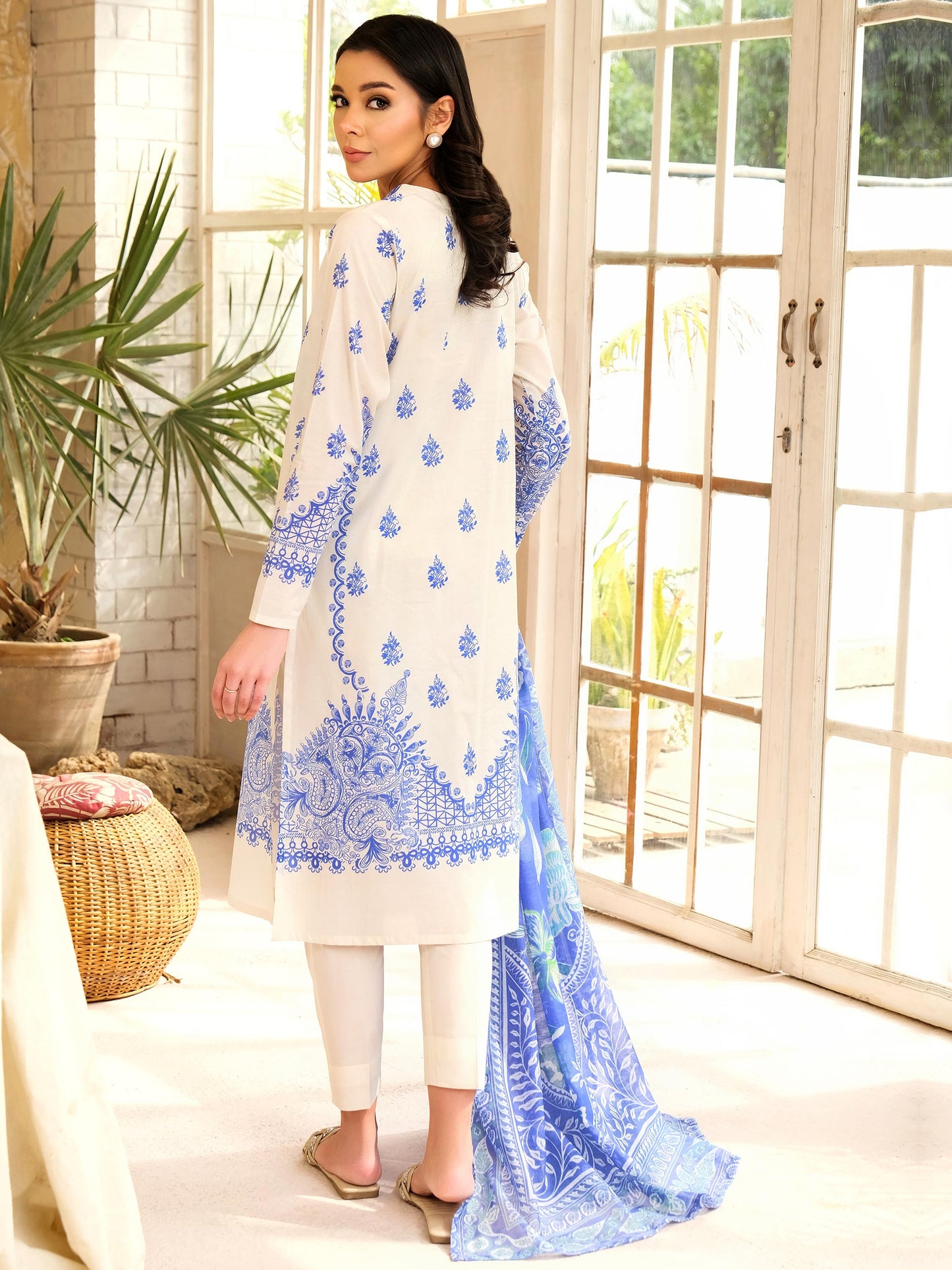 2 Piece Lawn Suit-Printed (Unstitched)