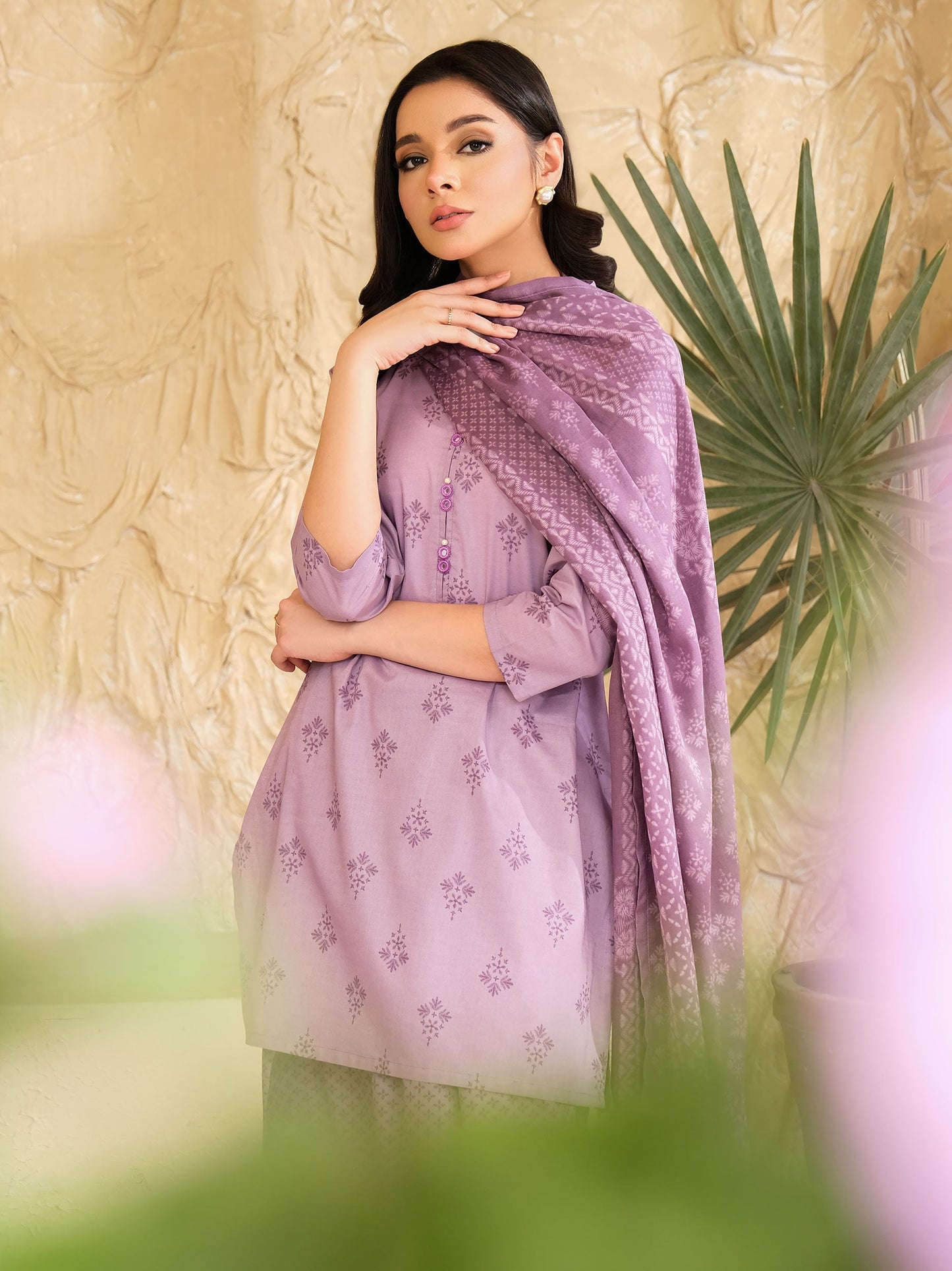 3 Piece Lawn Suit-Printed (Unstitched)