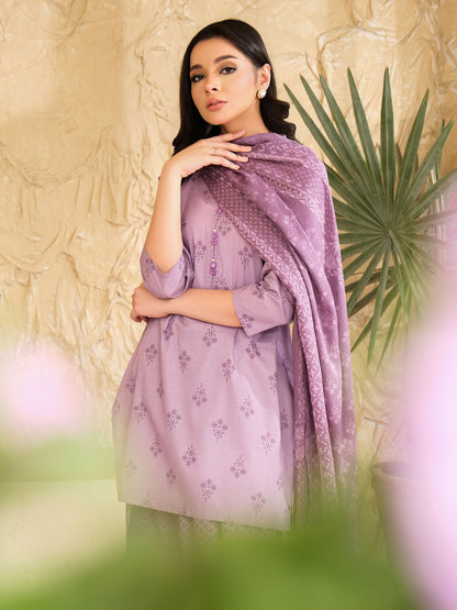 3 Piece Lawn Suit-Printed (Unstitched)