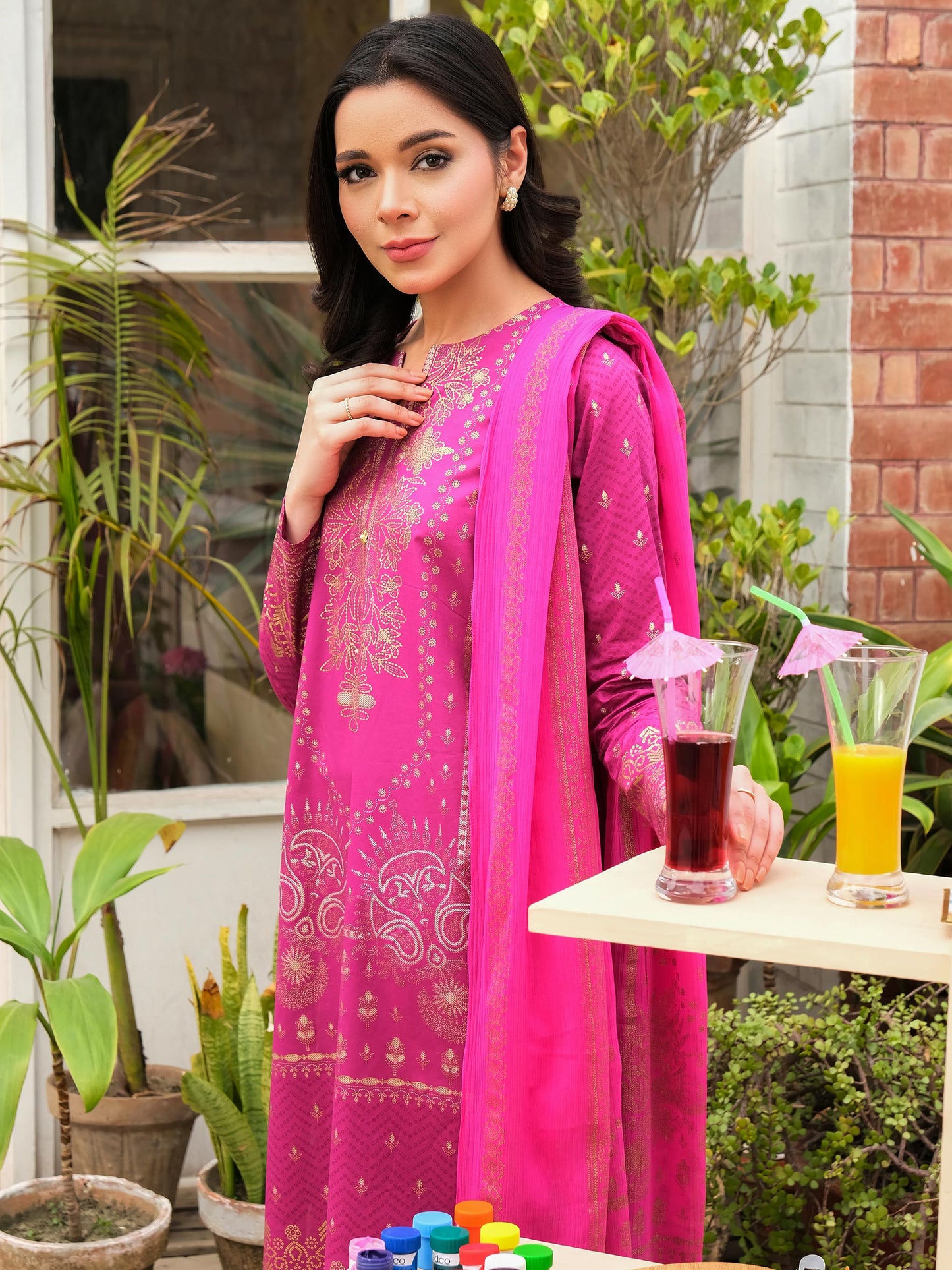 3 Piece Lawn Suit-Paste Print (Unstitched)