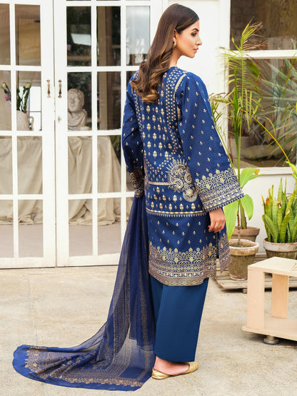 3 Piece Lawn Suit-Paste Print (Unstitched)
