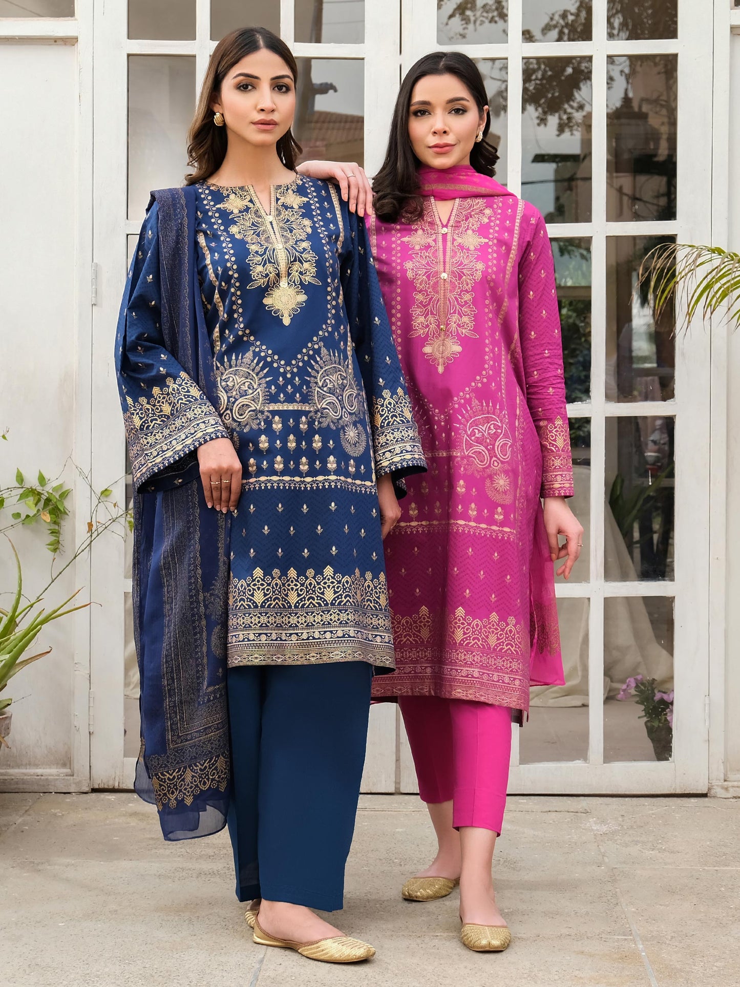 3 Piece Lawn Suit-Paste Print (Unstitched)