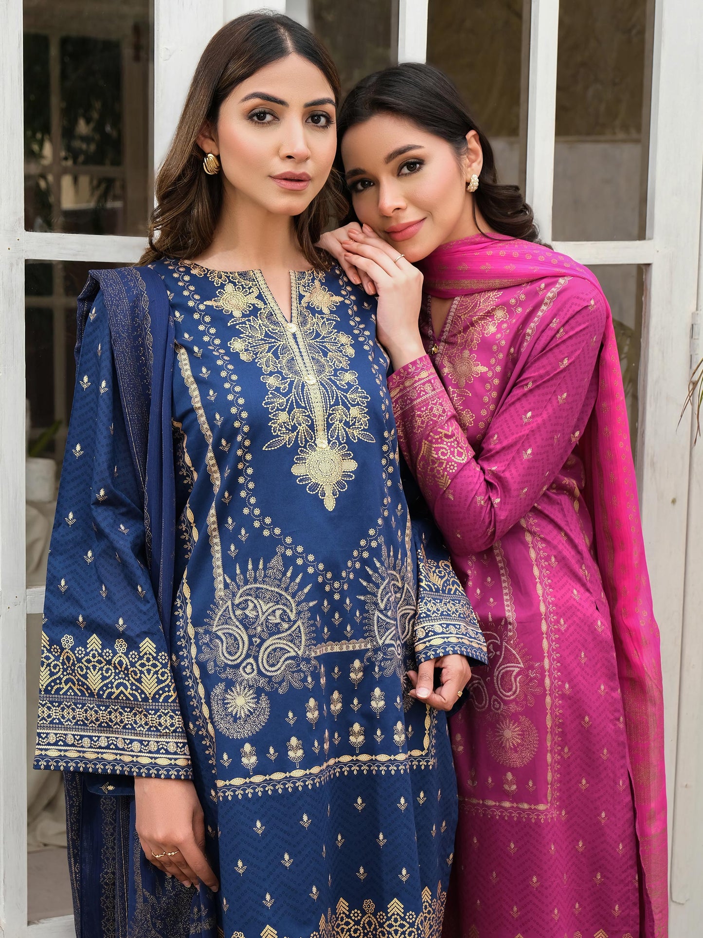 3 Piece Lawn Suit-Paste Print (Unstitched)