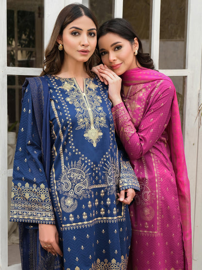 3 Piece Lawn Suit-Paste Print (Unstitched)