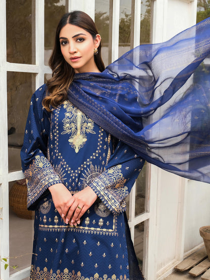 3 Piece Lawn Suit-Paste Print (Unstitched)