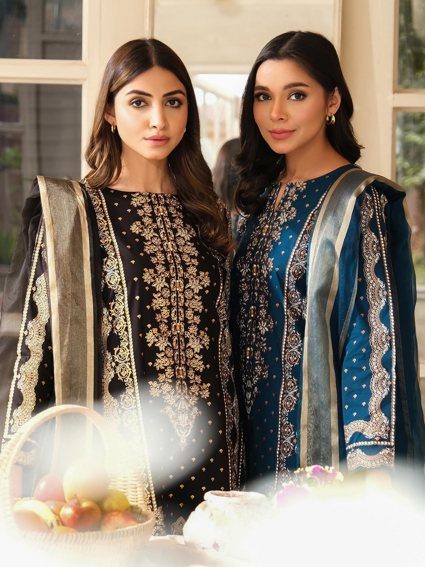 3 Piece Lawn Suit-Paste Print (Unstitched)