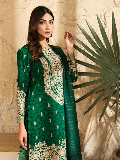 3 Piece Lawn Suit-Paste Print (Pret)