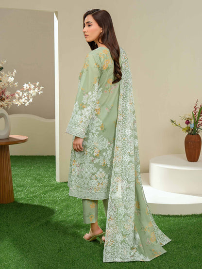 3 Piece Lawn Suit-Paste Print (Unstitched)