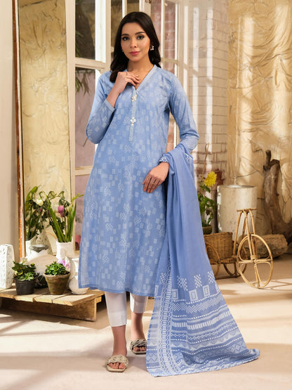 2 Piece Lawn Suit-Paste Print (Unstitched)