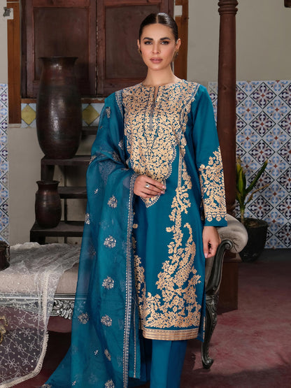 3 Piece Lawn Suit-Embroidered (Unstitched)