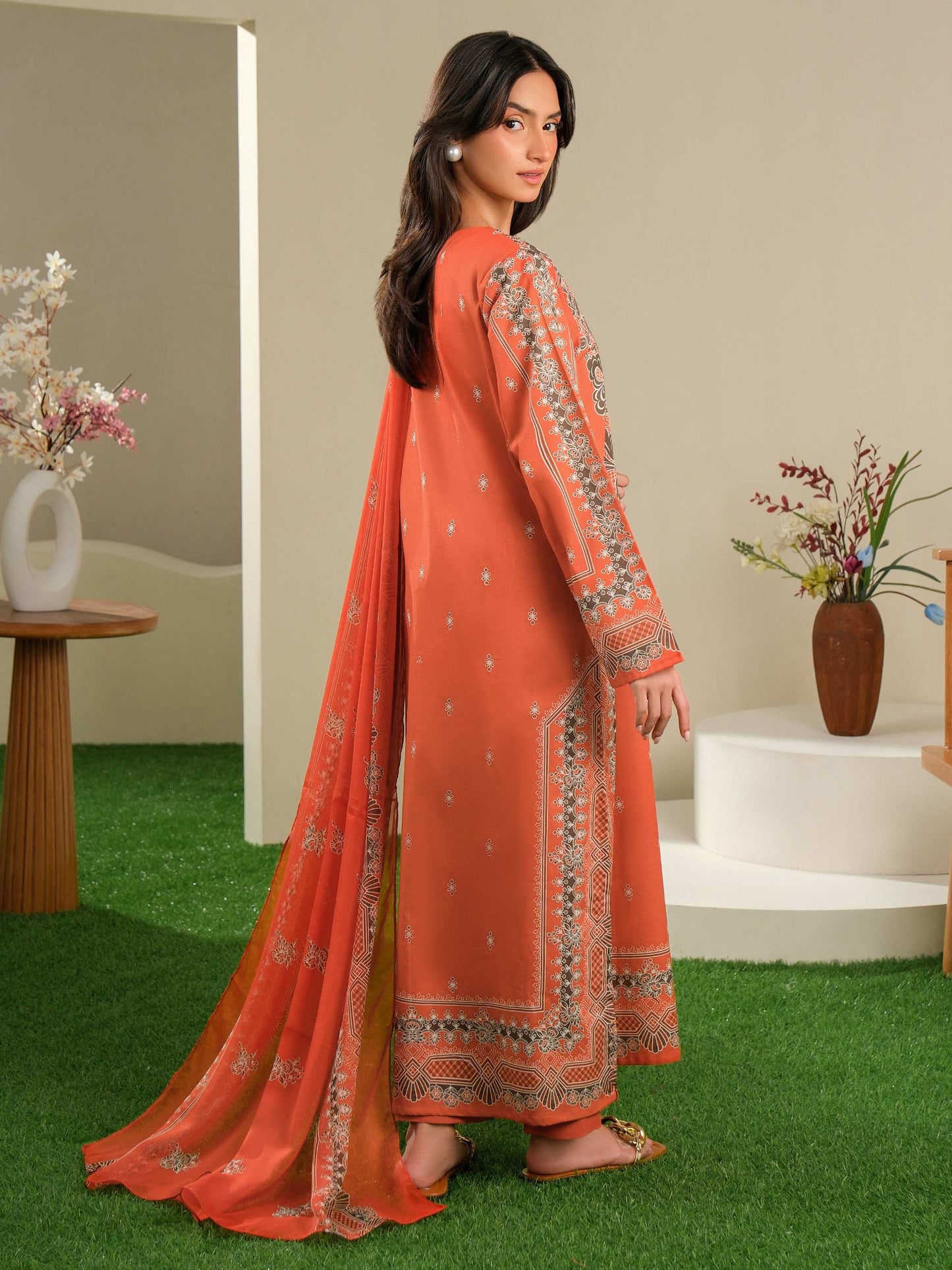 3 Piece Lawn Suit-Printed (Unstitched)