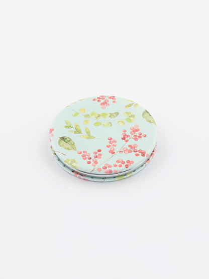 Floral Compact Mirror