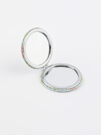 Floral Compact Mirror