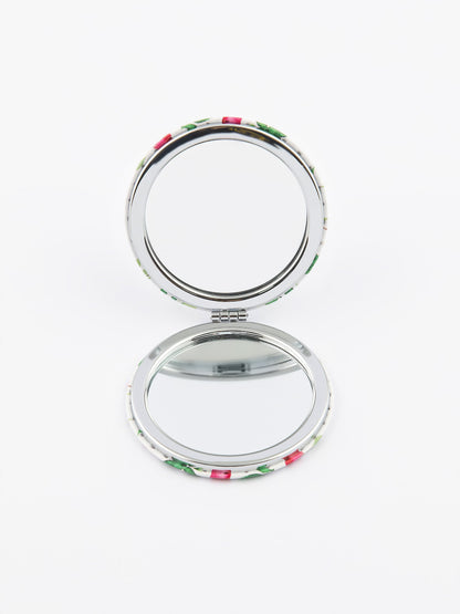 Floral Compact Mirror