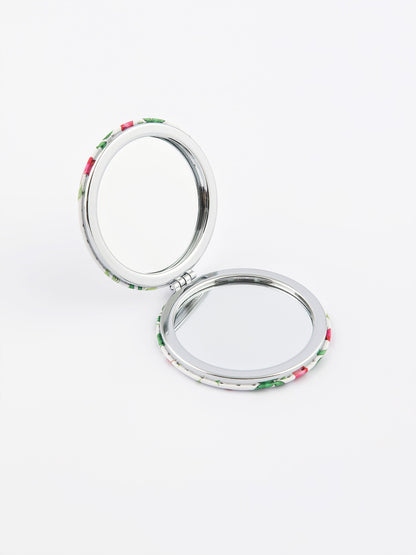 Floral Compact Mirror