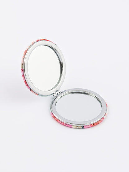 Floral Compact Mirror