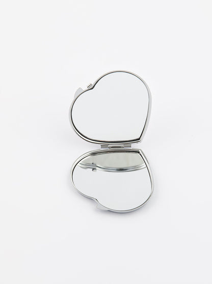 Heart Shape Compact Mirror
