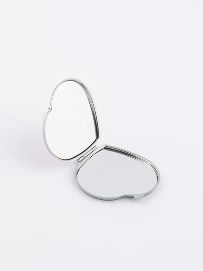 Heart Shape Compact Mirror