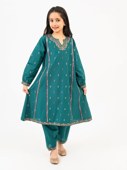 2 Piece Lawn Suit-Embroidered