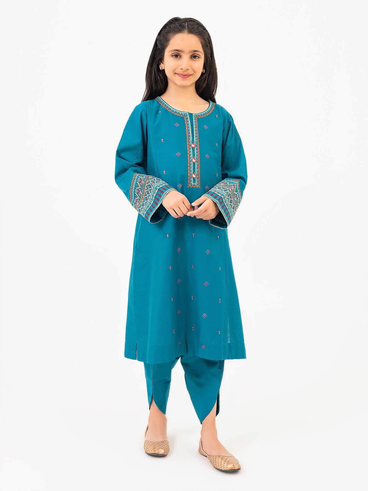 2 Piece Lawn Suit-Embroidered