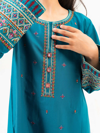 2 Piece Lawn Suit-Embroidered