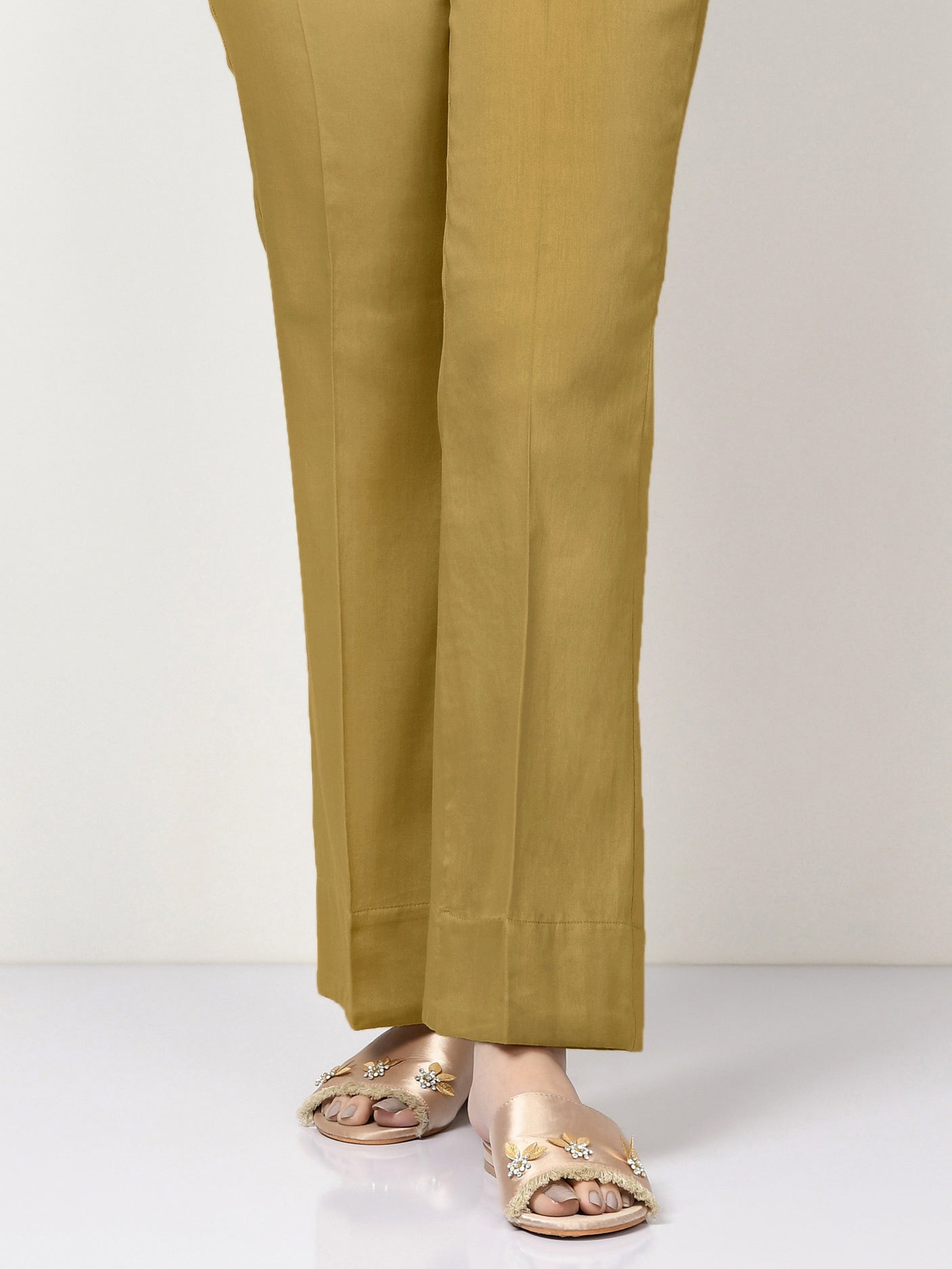 Cambric Trouser-Dyed (Unstitched)