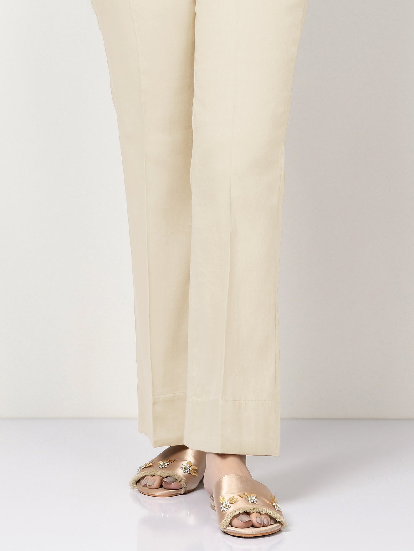 Cambric Trouser-Dyed (Unstitched)