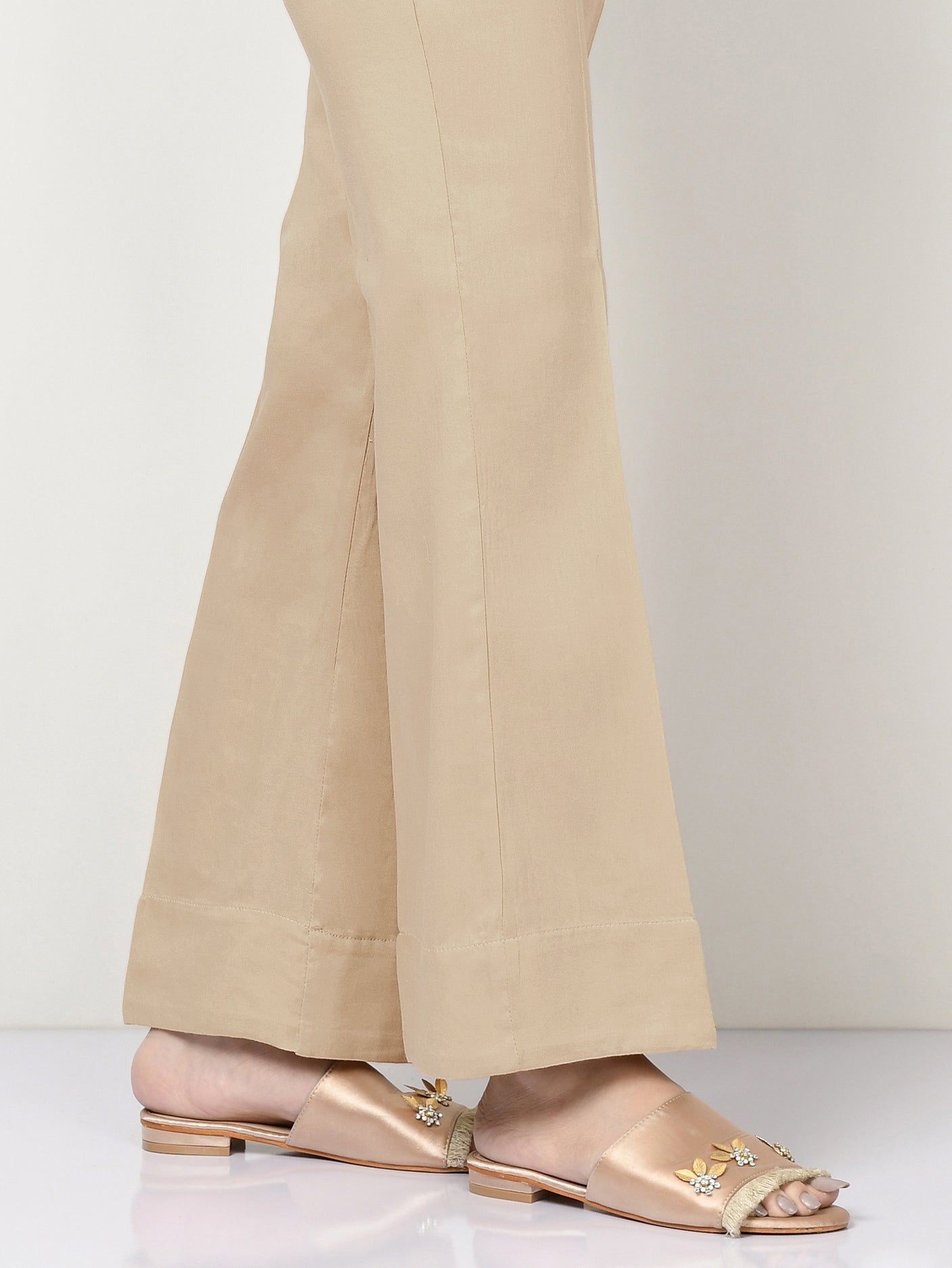 Cambric Trouser-Dyed (Unstitched)