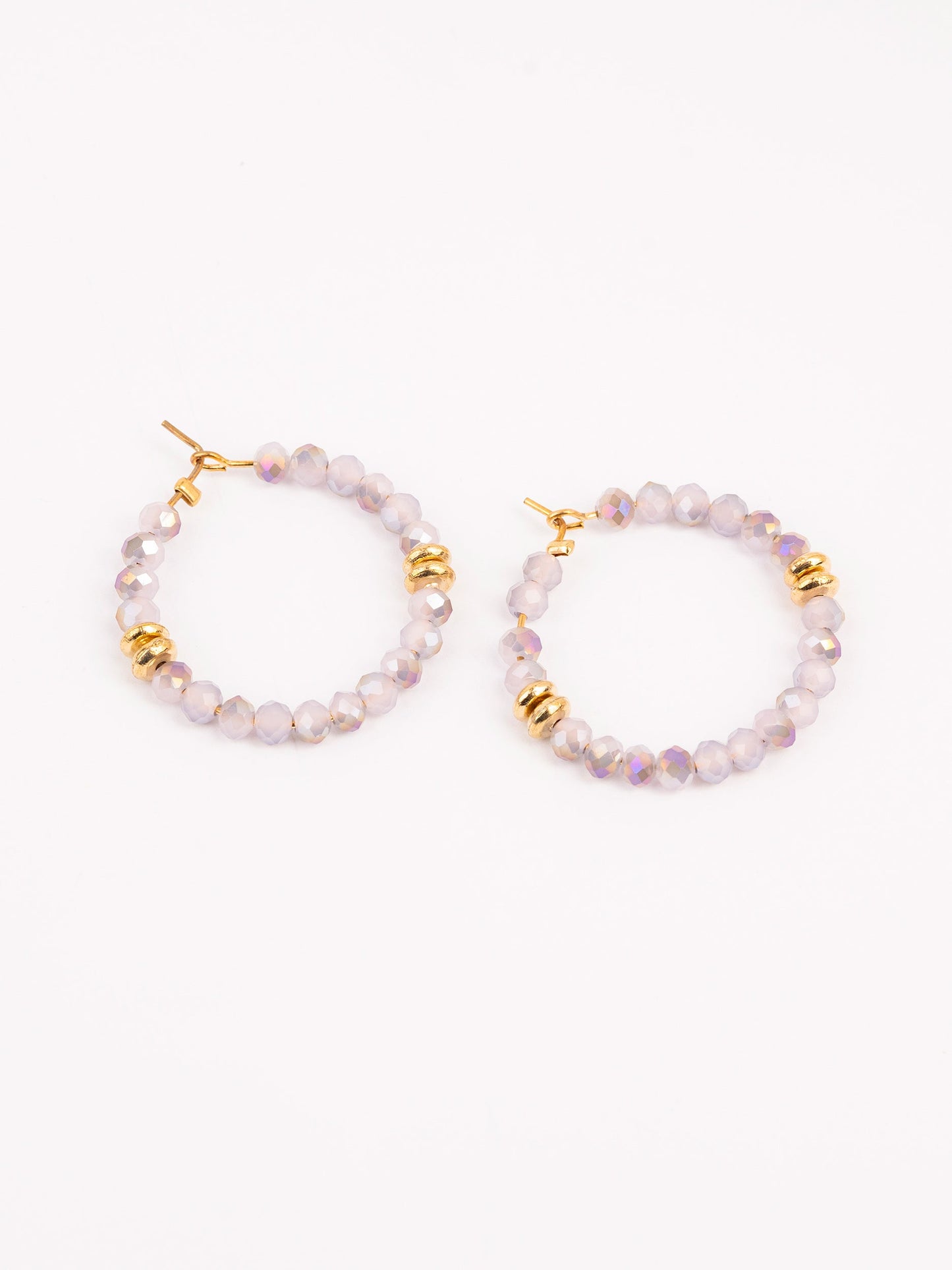 Beads Embellished Hoops