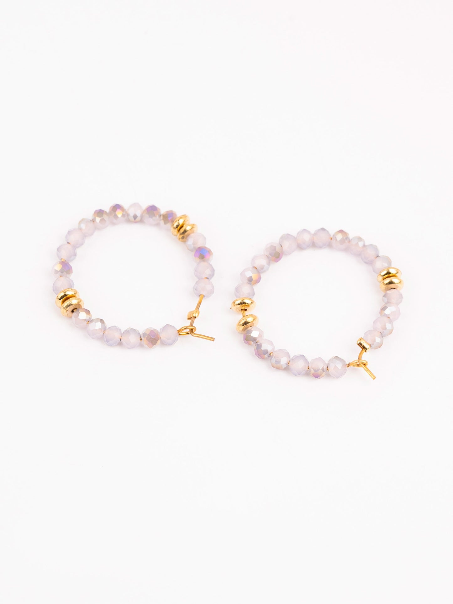 Beads Embellished Hoops