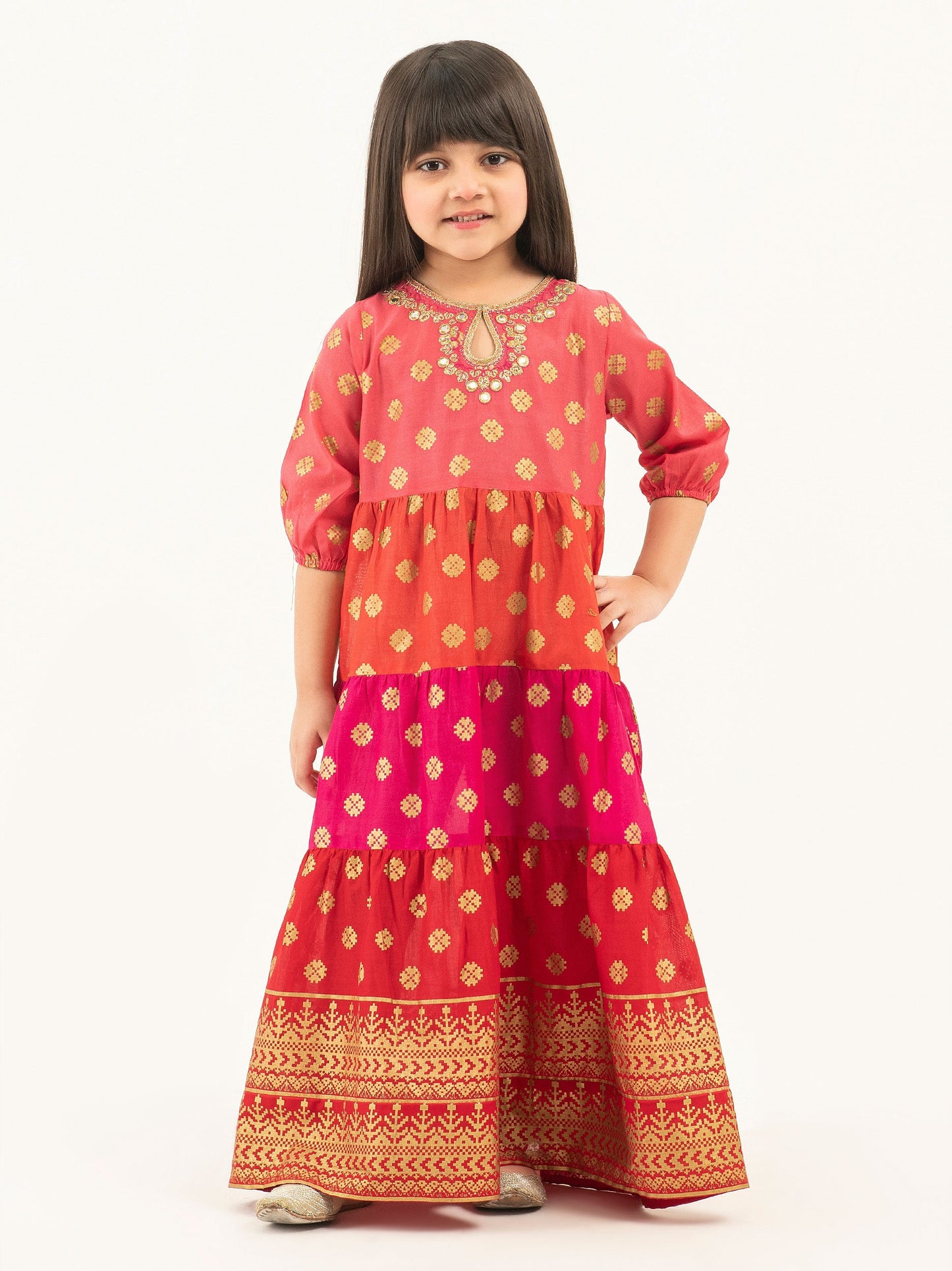 Lawn Gypsy Dress - Pasted (Pret)