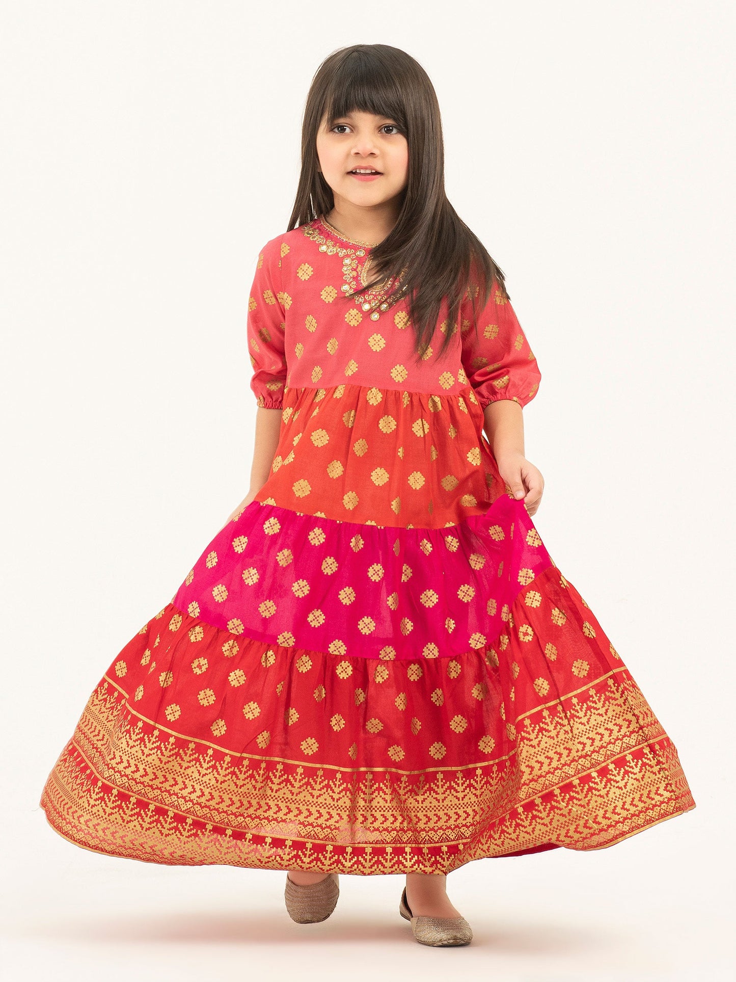 Lawn Gypsy Dress - Pasted (Pret)