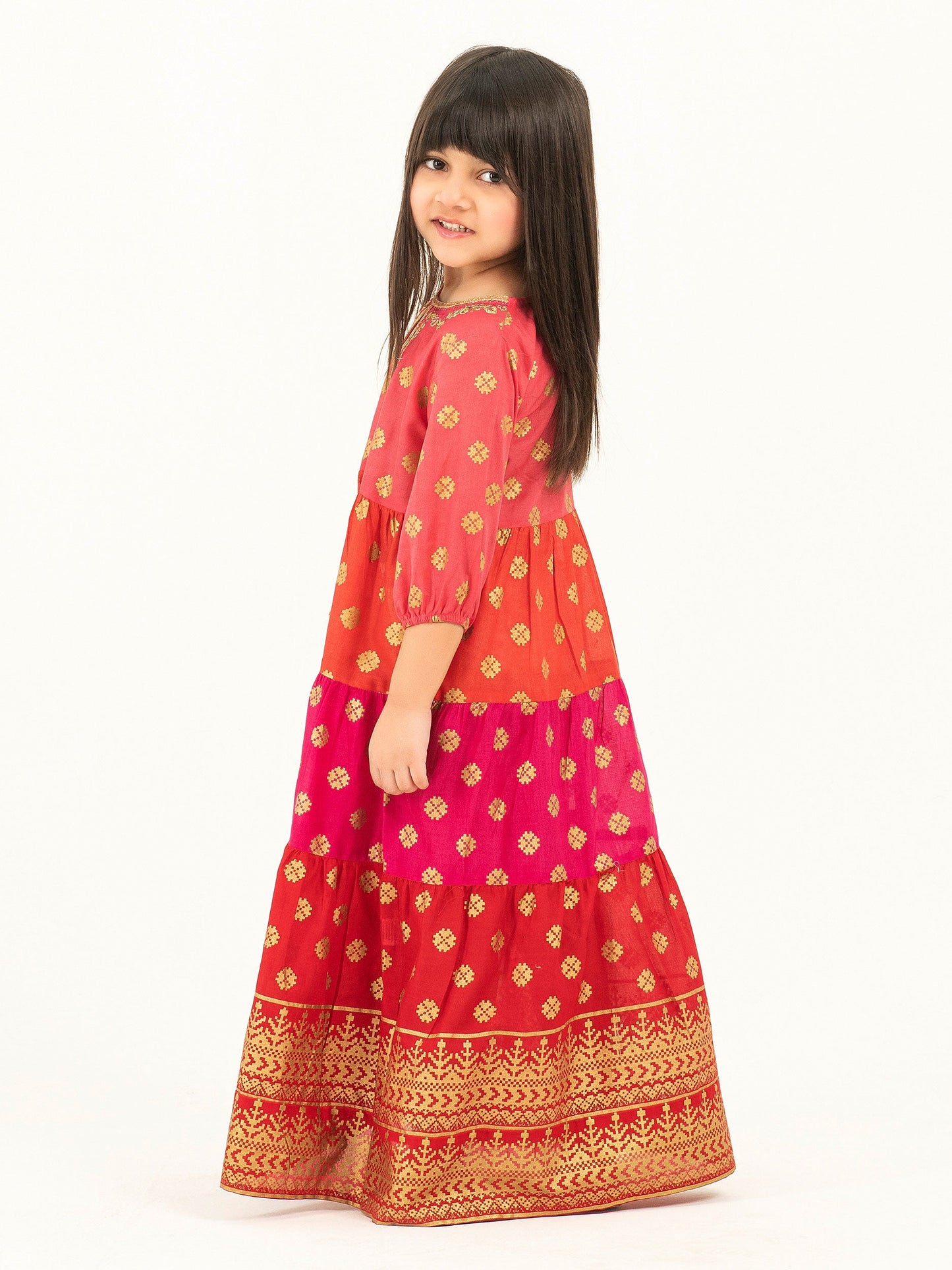 Lawn Gypsy Dress - Pasted (Pret)