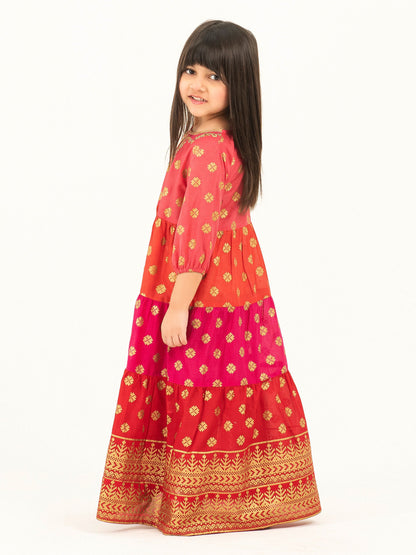 Lawn Gypsy Dress - Pasted (Pret)