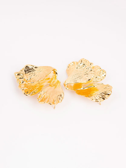 Textured Floral Earings