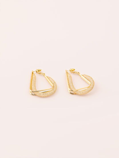 Triangle Hoop Earrings