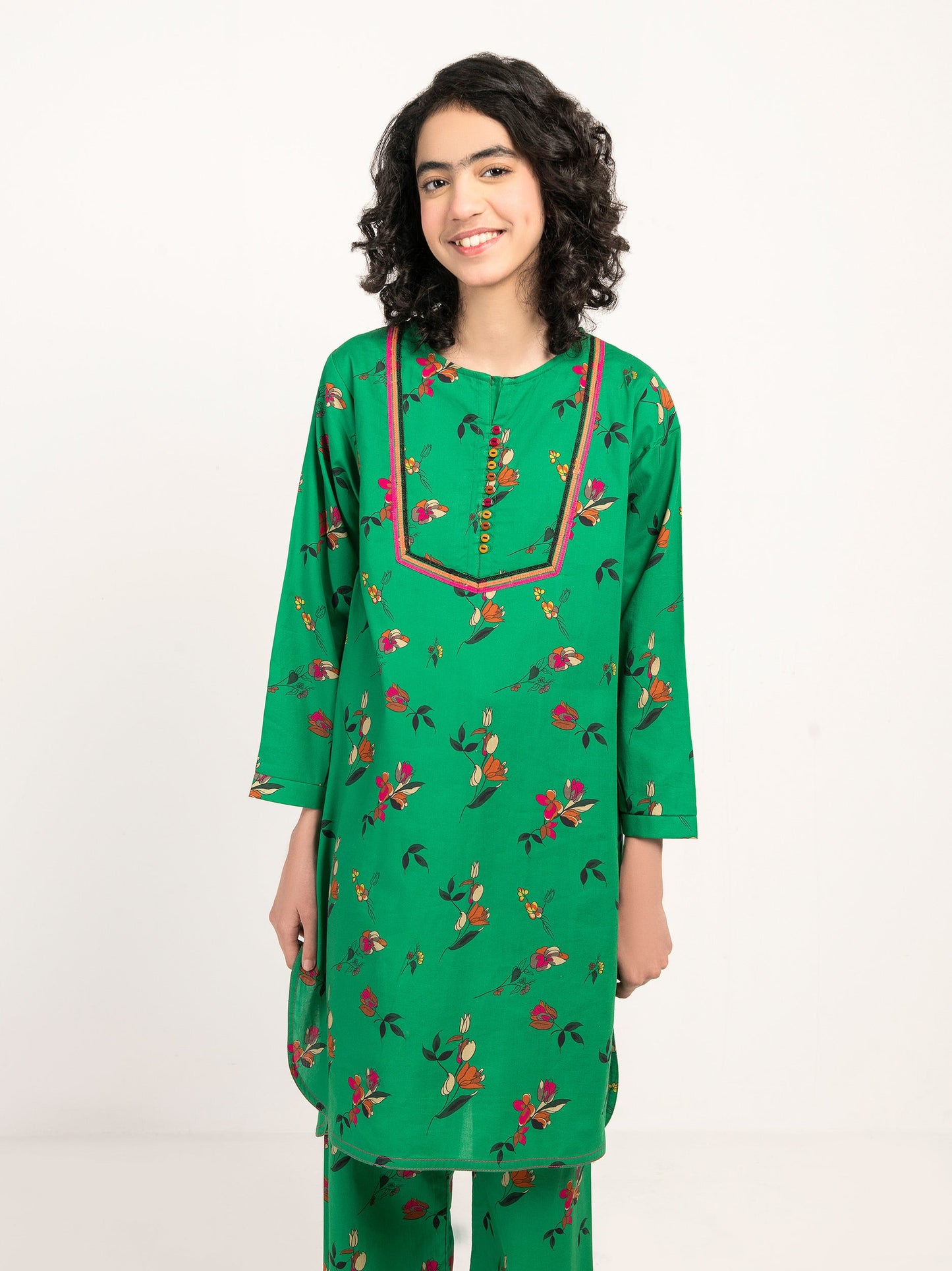 Embroidered Winter Cotton Suit