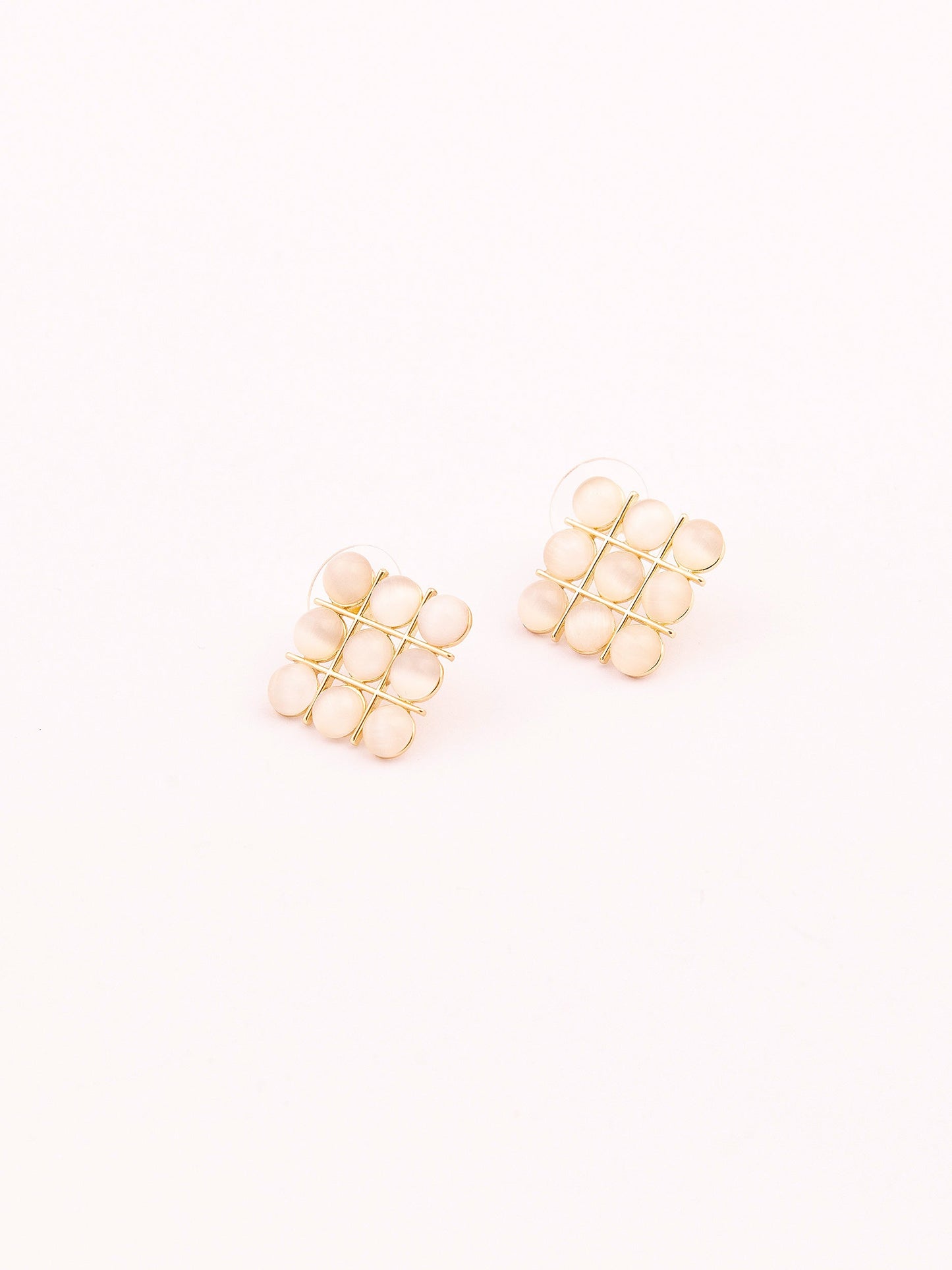 Crystal Geometric Earrings