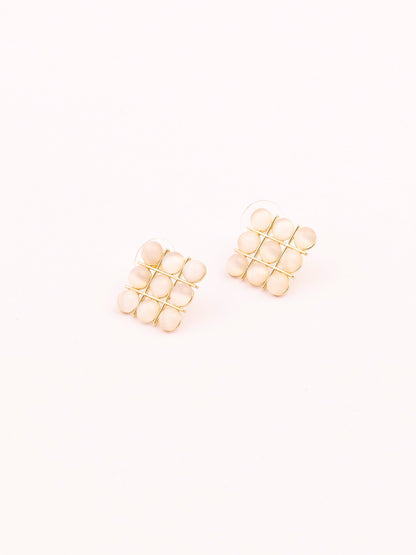 Crystal Geometric Earrings