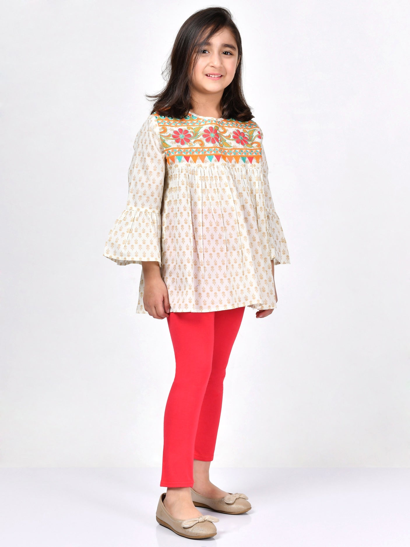 Embroidered Cambric Shirt