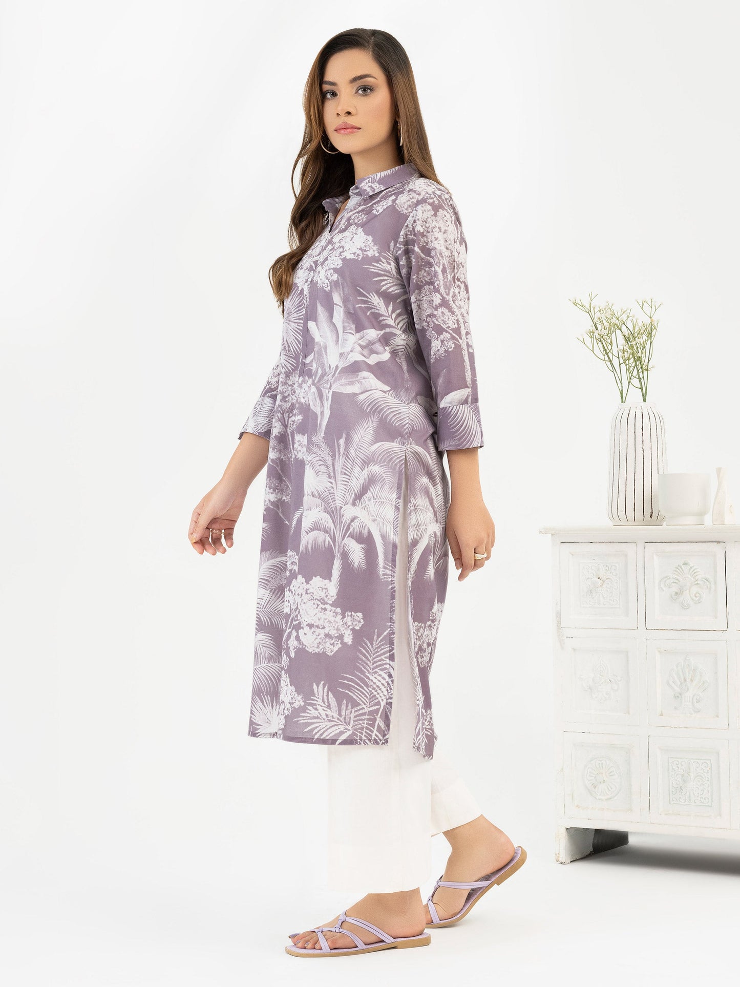 Lawn Shirt-Printed (Unstitched)