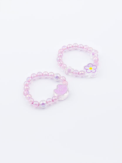 Floral Beaded Bracelet Set