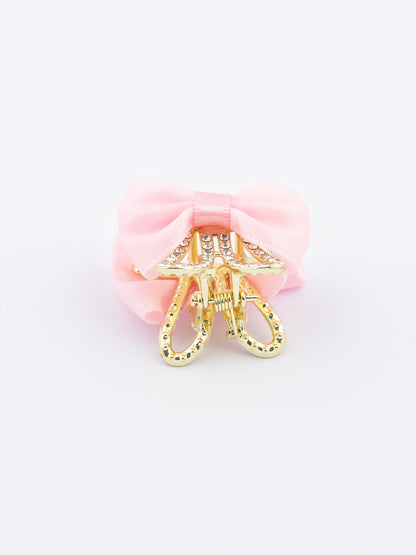 Embellished Bow Claw Clip