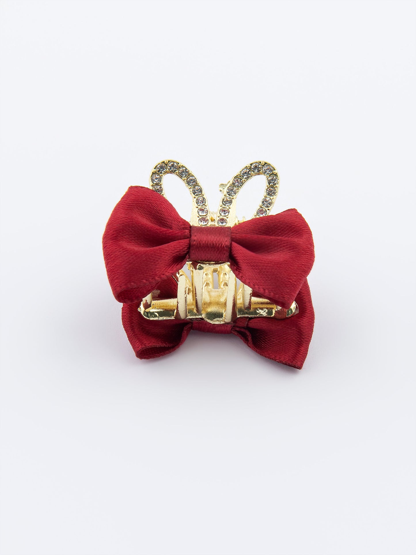 Embellished Bow Claw Clip